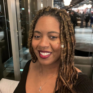Anika Apple at the Aprio-Zane Holiday Block Party December 2023